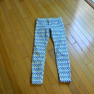 VINEYARD VINES IKAT DOT PRINT DENIM JEANS Size 2